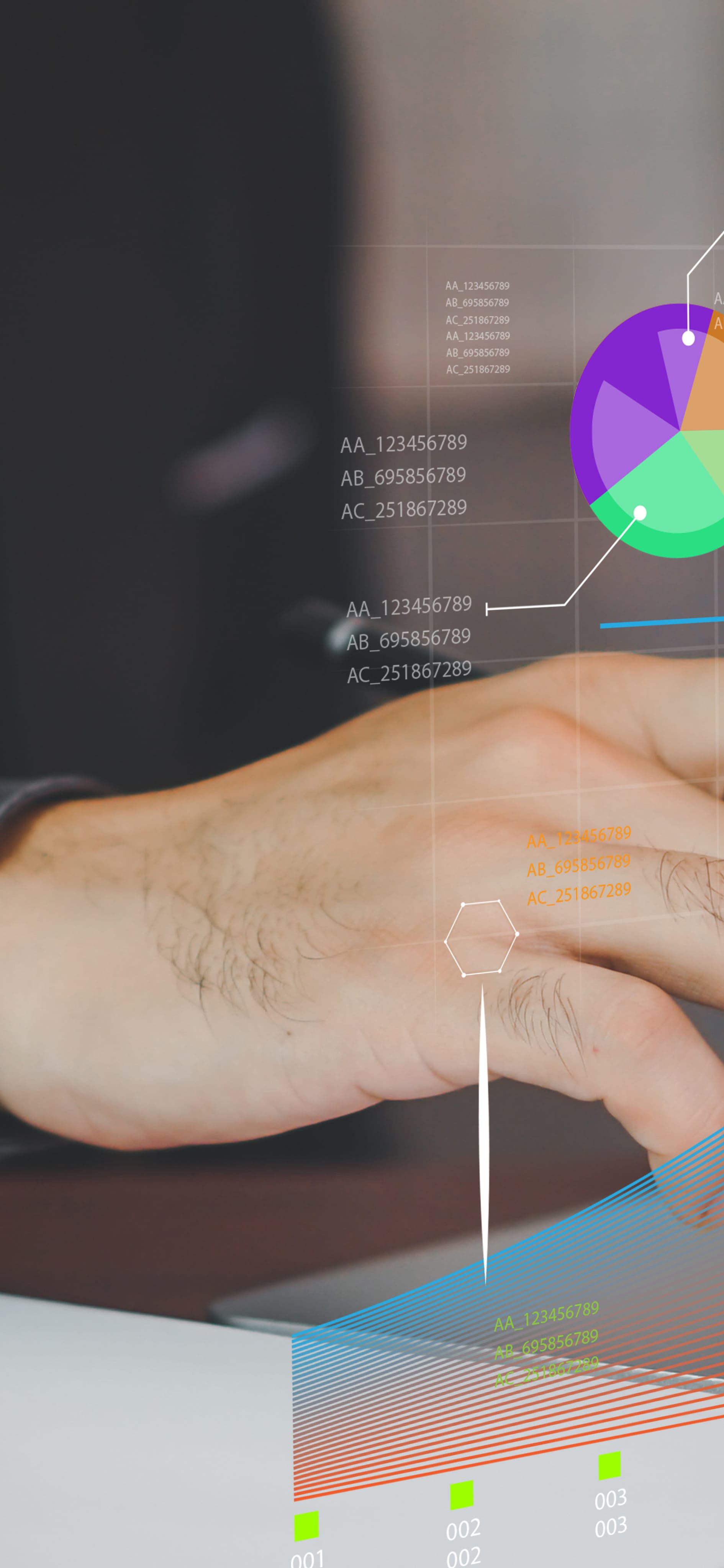 A group of people in a modern office looking at a laptop screen.