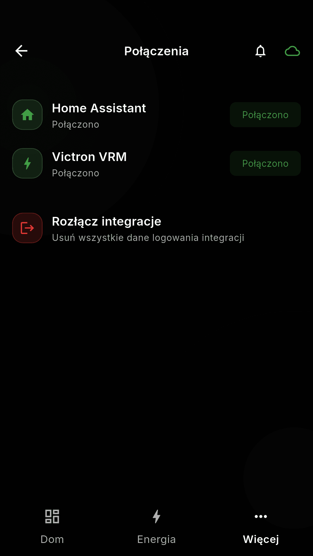 Ustawienia integracji Matter z diagnostyką, kodami konfiguracji i narzędziami uruchamiania.