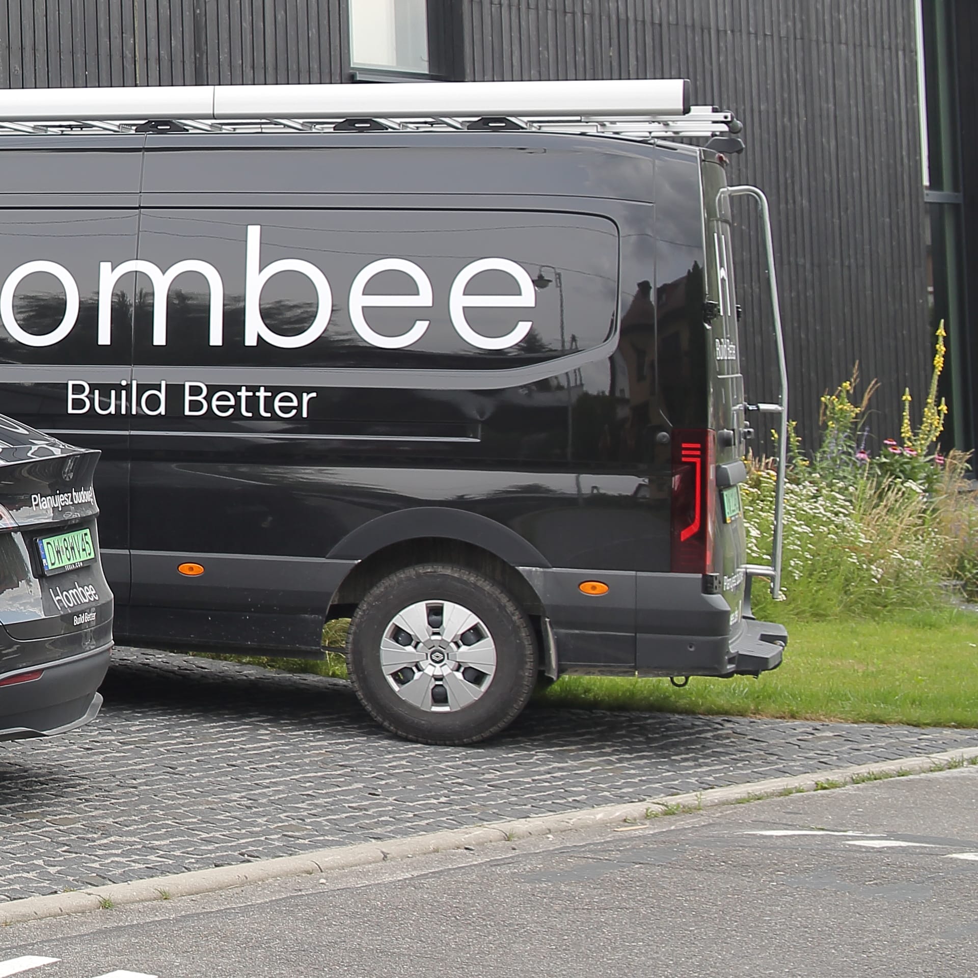 A modern house with an intelligent lighting system